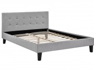 Sleep Design Blenheim 5ft Kingsize Grey Fabric Bed Frame Thumbnail