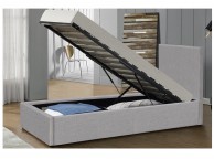 Sleep Design Richmond 3ft Single Grey Fabric Ottoman Bed Frame Thumbnail