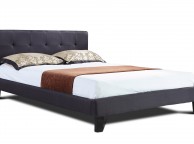 Sleep Design Blenheim 5ft Kingsize Black Fabric Bed Frame Thumbnail