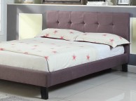 Sleep Design Blenheim 5ft Kingsize Brown Fabric Bed Frame Thumbnail