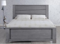 Sleep Design Gawsworth 5ft Kingsize Grey Wooden Bed Frame Thumbnail