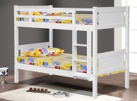 Sleep Design Billy White Wooden Bunk Bed Thumbnail