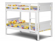 Sleep Design Billy White Wooden Bunk Bed Thumbnail