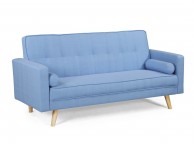 Sleep Design Boston Sky Blue Fabric Sofa Bed Thumbnail