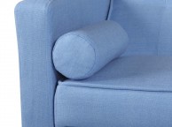 Sleep Design Boston Sky Blue Fabric Sofa Bed Thumbnail