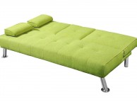 Sleep Design New York Green Fabric Sofa Bed Thumbnail