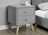 Sleep Design Winchester Light Grey Bedside Thumbnail