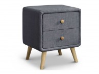 Sleep Design Winchester Charcoal Grey Bedside Thumbnail