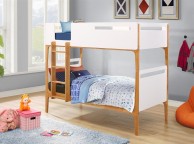 Birlea Islington 3ft Single Oak And White Wooden Bunk Bed Thumbnail