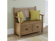 Birlea Malvern Oak Monks Bench Thumbnail