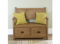 Birlea Malvern Oak Monks Bench Thumbnail