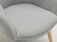 Sleep Design Coven Light Grey Fabric Chair Thumbnail
