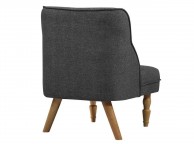 Sleep Design Shenstone Charcoal Grey Fabric Chair And Footstool Thumbnail