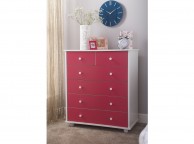 GFW Miami Pink 4 +2 Drawer Chest Thumbnail