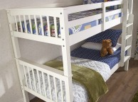 GFW Novaro White Wooden Bunk Bed Thumbnail