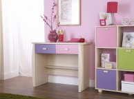 GFW Sydney 2 Drawer Desk Pink and Lilac Thumbnail