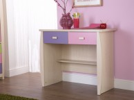 GFW Sydney 2 Drawer Desk Pink and Lilac Thumbnail