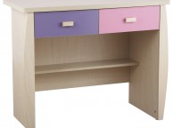 GFW Sydney 2 Drawer Desk Pink and Lilac Thumbnail