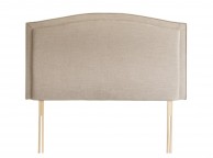 Rest Assured Lecce 5ft Kingsize Headboard In Sandstone Or Tan Fabric BUNDLE DEAL Thumbnail