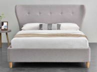 Sleep Design Kensington 4ft6 Double Grey Fabric Bed Frame Thumbnail