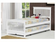 Sleep Design Prestbury White Wooden Guest Bed Thumbnail