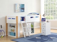 Flair Furnishings Addison White Midsleeper Bed Thumbnail