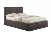 Sweet Dreams Sia 5ft Kingsize Grey Fabric Ottoman Bed Frame Thumbnail