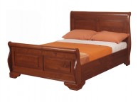 Sweet Dreams Jackdaw 4ft 6 Double Wild Cherry Wooden Bed Frame Thumbnail