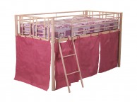 Sweet Dreams Twinkle Pink Metal Mid Sleeper Bed in Pink Thumbnail