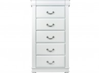 Sweet Dreams Storm White 6 Drawer Narrow Chest Thumbnail