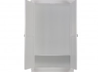 Sweet Dreams Storm White 2 Door Wardrobe Thumbnail