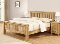 Sweet Dreams Lawrence 4ft6 Double Solid Oak Bed Frame Thumbnail