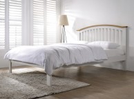 Flintshire Leeswood 3ft Single Grey And Oak Finish Bed Thumbnail