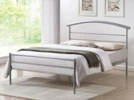 Time Living Brennington 3ft Single Silver Metal Bed Frame Thumbnail