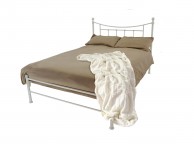 Metal Beds Bristol 4ft6 Double Ivory Metal Bed Frame Thumbnail