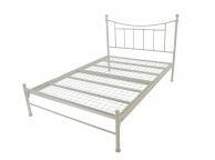 Metal Beds Bristol 4ft6 Double Ivory Metal Bed Frame Thumbnail