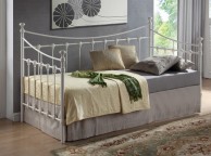 Time Living Florida Ivory Metal Day Bed Thumbnail