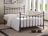 Time Living Florida 4ft Small Double Black Metal Bed Frame Thumbnail