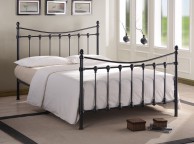 Time Living Florida 5ft Kingsize Black Metal Bed Frame Thumbnail