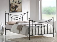 Time Living Forse 4ft6 Double Black Metal Bed Frame Thumbnail