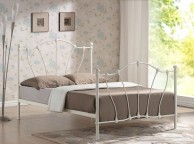 Time Living Hoxton 4ft6 Double Ivory Metal Bed Frame Thumbnail