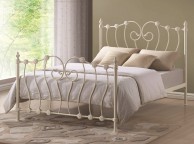 Time Living Inova 5ft Kingsize Ivory Metal Bed Frame Thumbnail