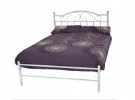 Metal Beds Sussex 5ft Kingsize White Metal Bed Frame Thumbnail