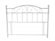Metal Beds Sussex 4ft6 Double White Metal Headboard Thumbnail