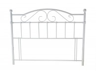 Metal Beds Sussex 5ft Kingsize White Metal Headboard Thumbnail