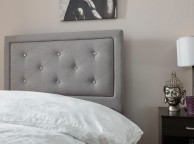 GFW Hollywood 3ft Single Stone Fabric Ottoman Lift Bed Frame Thumbnail