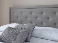 GFW Hollywood 5ft Kingsize Stone Fabric Ottoman Lift Bed Frame Thumbnail