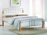 Time Living Tetras 5ft Kingsize Silver Metal Bed Frame Thumbnail