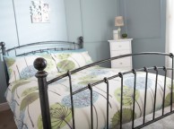 GFW Brompton 5ft Kingsize Metal Bed Frame In Pewter Thumbnail