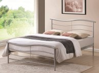 Time Living Waverley 4ft6 Double Silver Metal Bed Frame Thumbnail